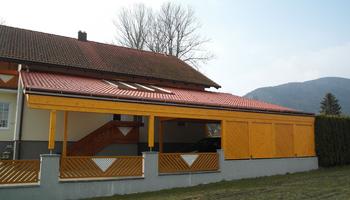 Haidbauer Holzbau - Carports Eingang