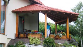 Haidbauer Holzbau - Carports Eingang