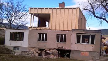 Haidbauer Holzbau - Aufstockung in Massivholzbauweise